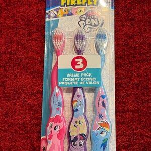 My Little Pony Toothbrush Set - Pink, Purple, Blue
